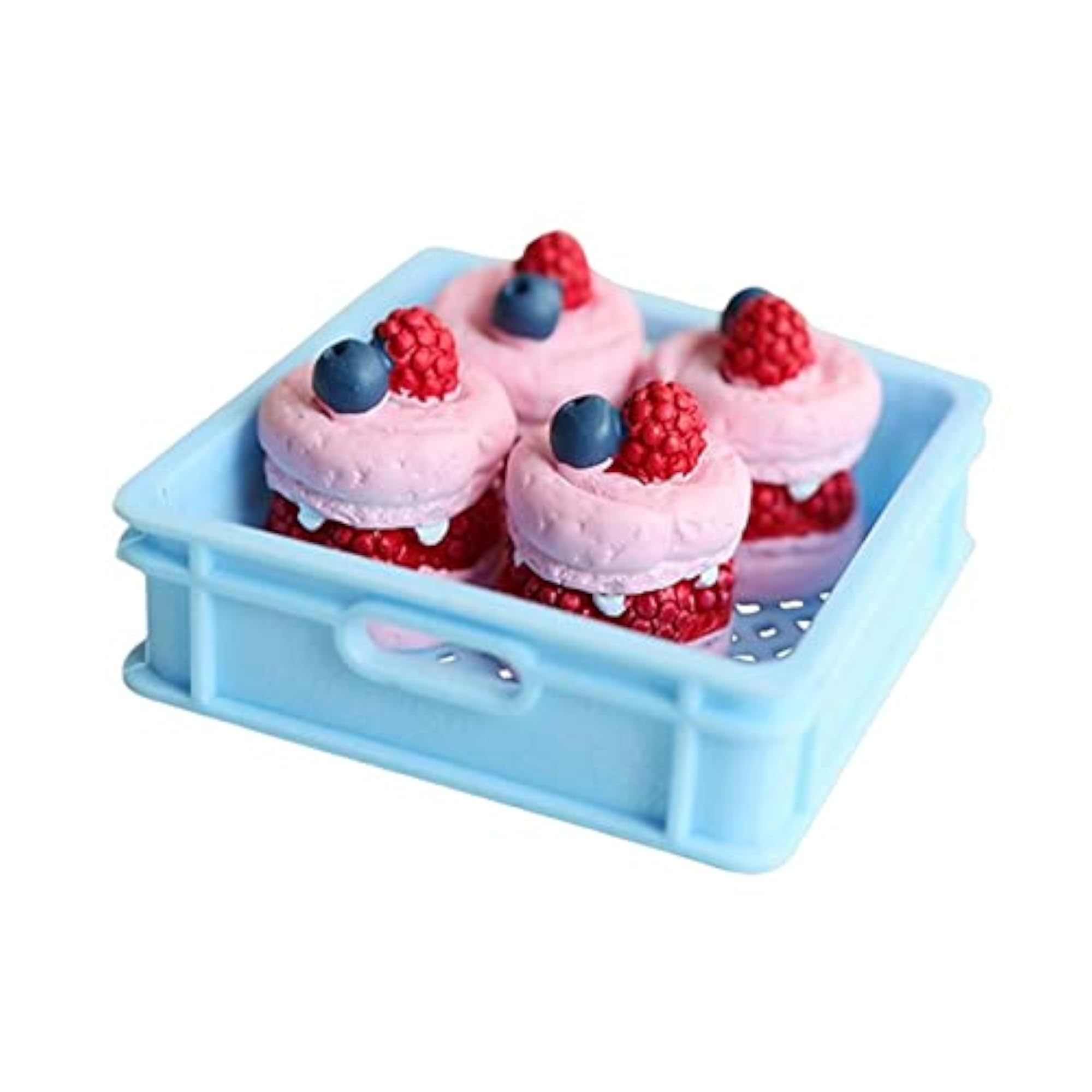 Miniature Fruit Basket Model Resin Simulated